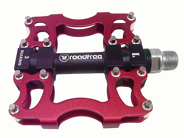 페달(MTB, 대형 고급, SG-1512A, 늄CNC, 3쉴드베아링, 청흑/적흑)