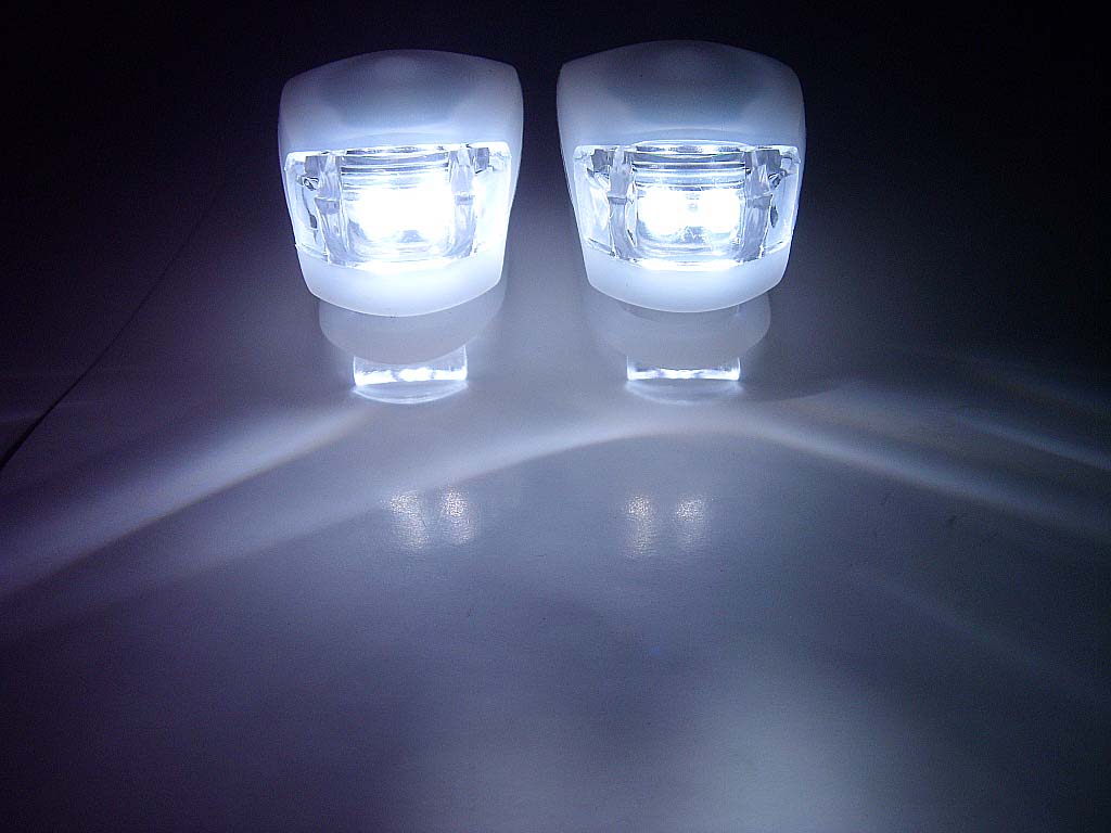 LED라이트(2구LED, DC-008#, 부착식, 흑색몸체)