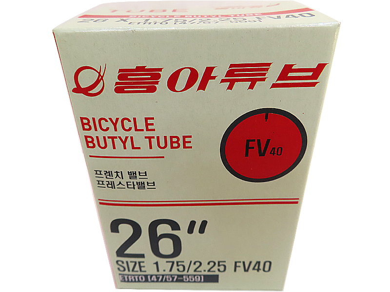 쥬브(26*1.75/2.25 - FV 48L, 흥아, BOX포장)