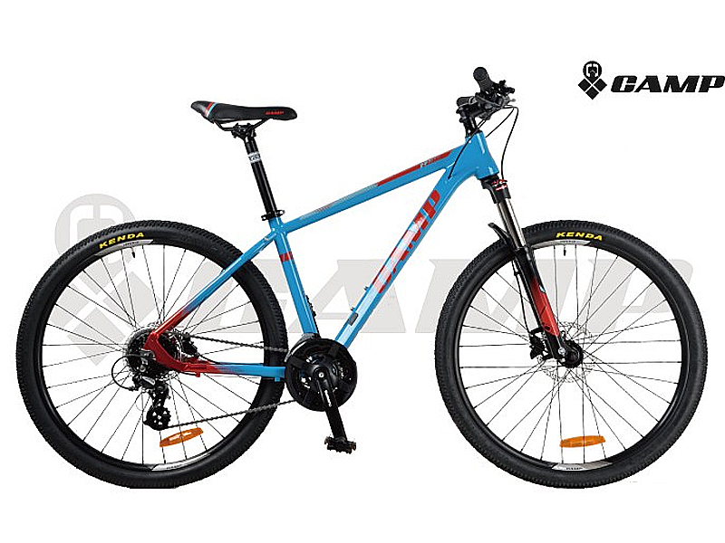고급MTB(캠프 FENIX 1.0,, 27.5x24S, 알미늄차체, 적흑/흑청, 시마노5점, 15