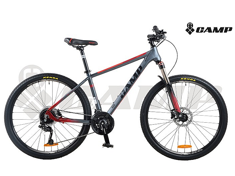 고급MTB(캠프 FENIX 1.0,, 27.5x24S, 알미늄차체, 적흑/흑청, 시마노5점, 15