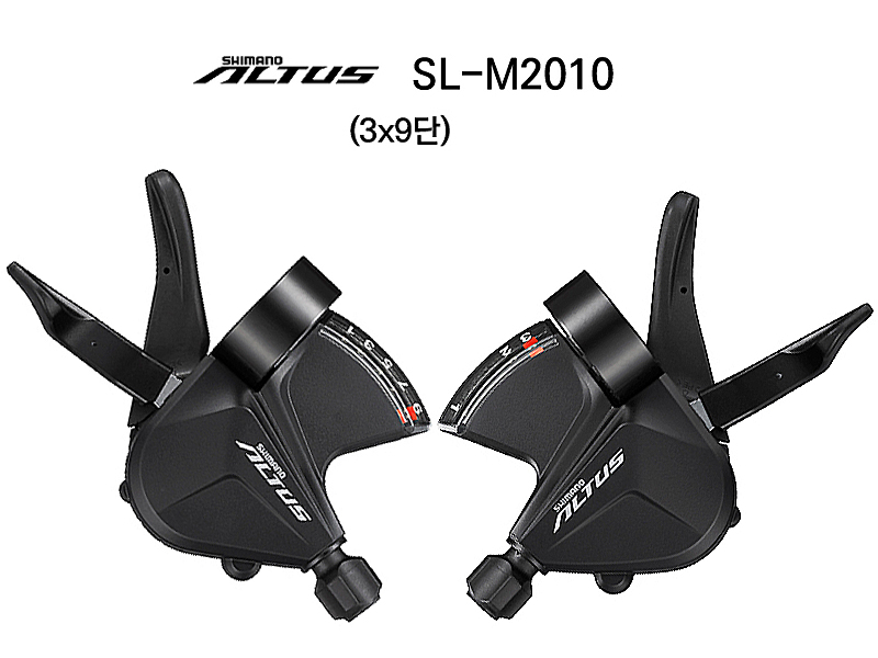 변속레바(시마노 알투스 27단, SL-M2010, 3x9S세트 / 9S우측)