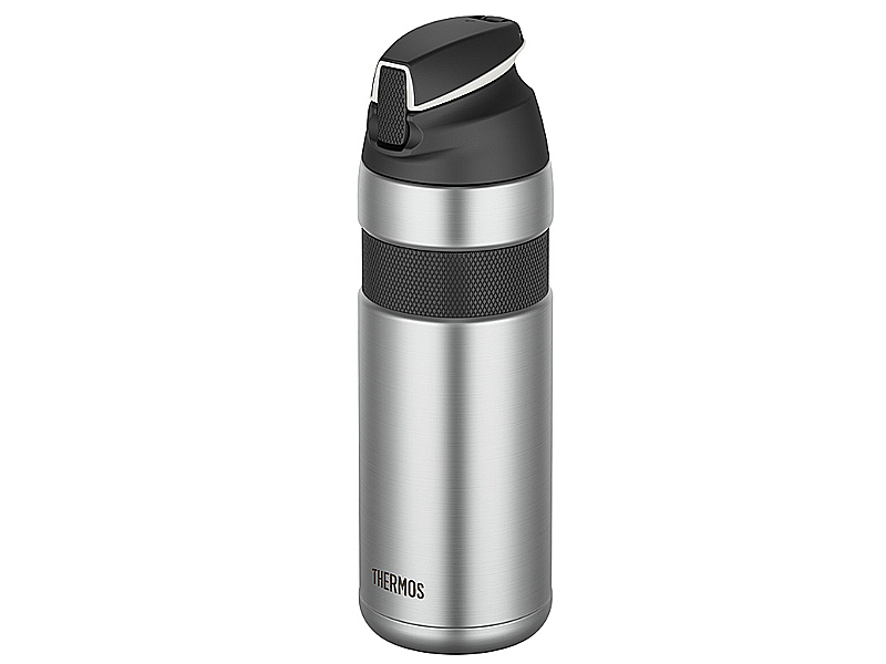 물통(엘파마 써모스FFQ-600K, 보냉전용, 스텐, 600ml, 흑/백)