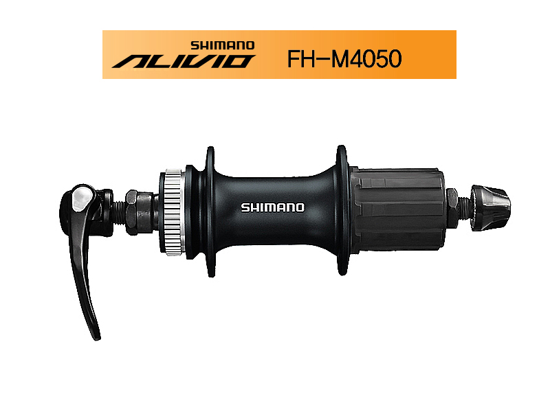 허브(뒤, 시마노 알리비오 FH-M4050, 센트락, 32H, 8/10S, 흑색)
