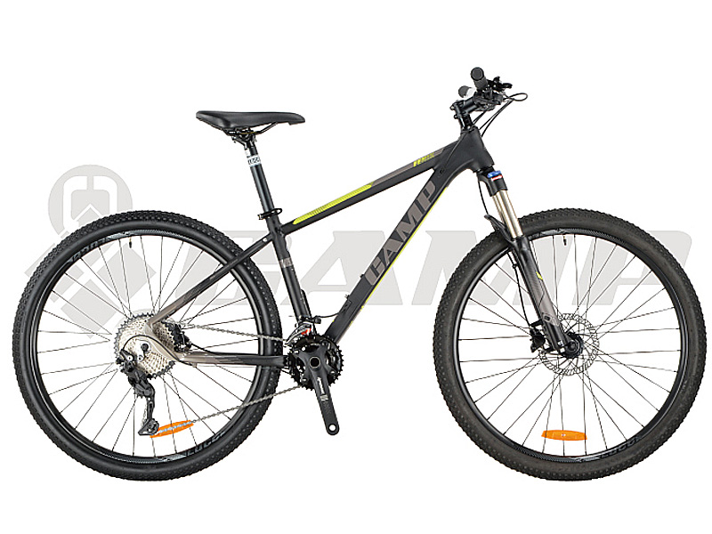 고급MTB(캠프 FENIX 3.0, 27.5x20S, 데오레3점, 늄차체, 흑청/흑노/회적/회청, 15.5