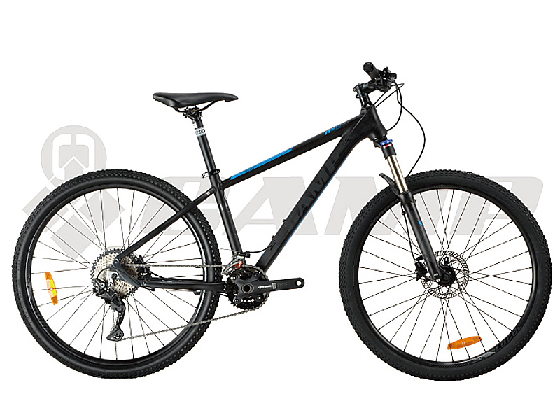 고급MTB(캠프 FENIX 3.0, 27.5x20S, 데오레3점, 늄차체, 흑청/흑노/회적/회청, 15.5