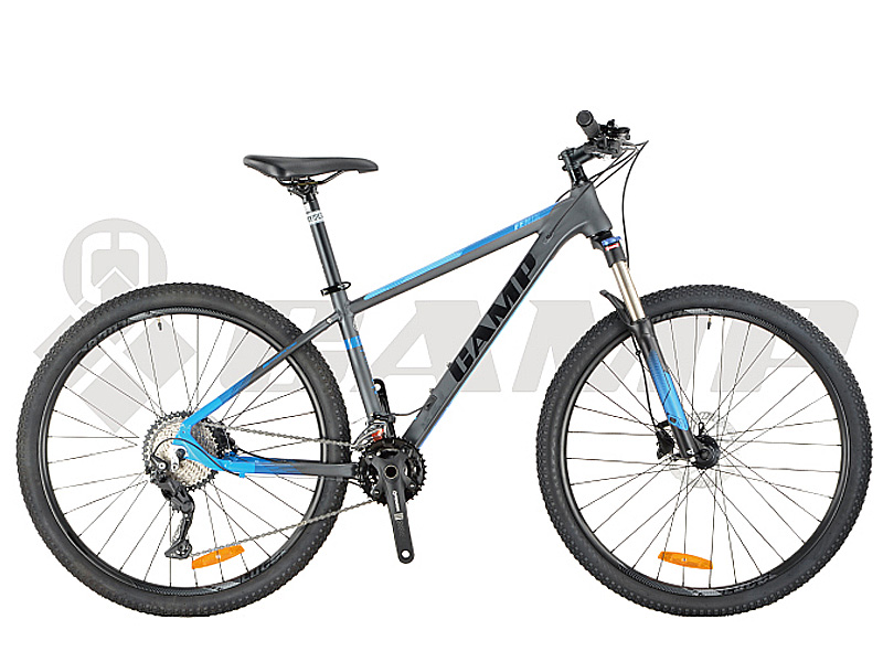 고급MTB(캠프 FENIX 3.0, 27.5x20S, 데오레3점, 늄차체, 흑청/흑노/회적/회청, 15.5