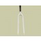 호크(FORK, 700C V브레키, 어헤드타입, 흑/백)