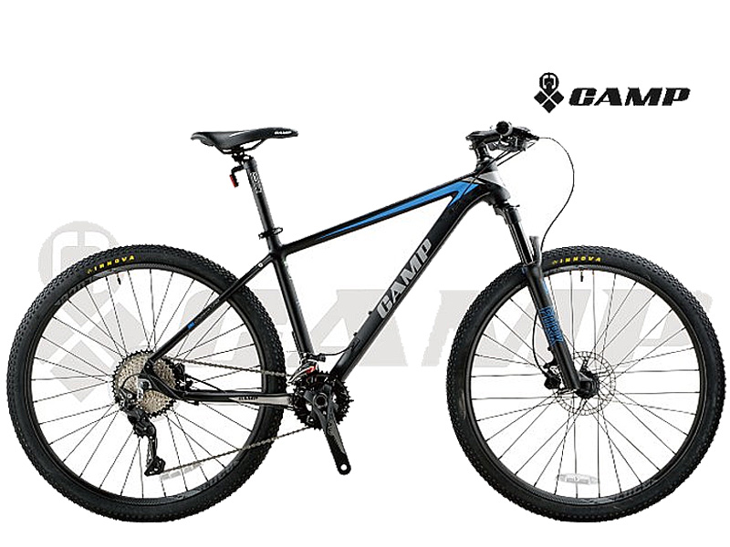 고급MTB(캠프 WIZZ위즈 7.0, 27.5x20S, 데오레3점, 늄차체, 흑청/회적, 15.5