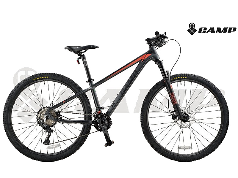 고급MTB(캠프 WIZZ위즈 7.0, 27.5x20S, 데오레3점, 늄차체, 흑청/회적, 15.5