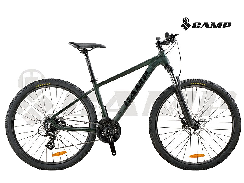 고급MTB(캠프 FENIX 1.0, 27.5x24S, 알미늄차체, 버건디/그린, 시마노5점, 15.5