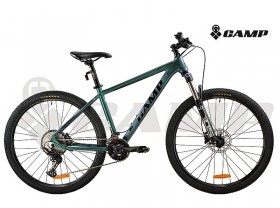 고급MTB(캠프 FENIX 3.0+플러스, 27.5x22S, 데오레3점, 늄차체, 그린/블루, 15.5