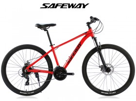 MTB(SAFEWAY P100 , 29*21S, 알미늄, 기계식디스크, 인터널케이블,  시마노4점, 흑색/블루/레드)