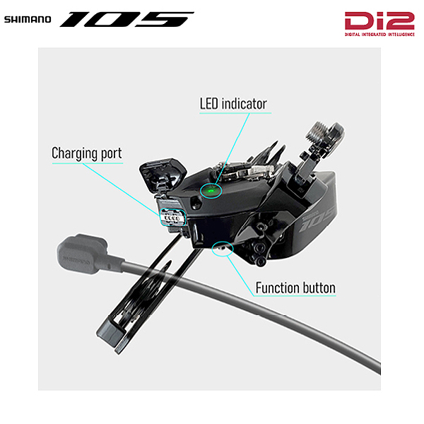 뒤변속기,ROAD(12단, 시마노105, RD-R7150 Di2, 무선전동식, GS)