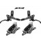 유압브레이크세트(시마노 XTR, BD-M9120 L/R, 흑색, 4피스톤)