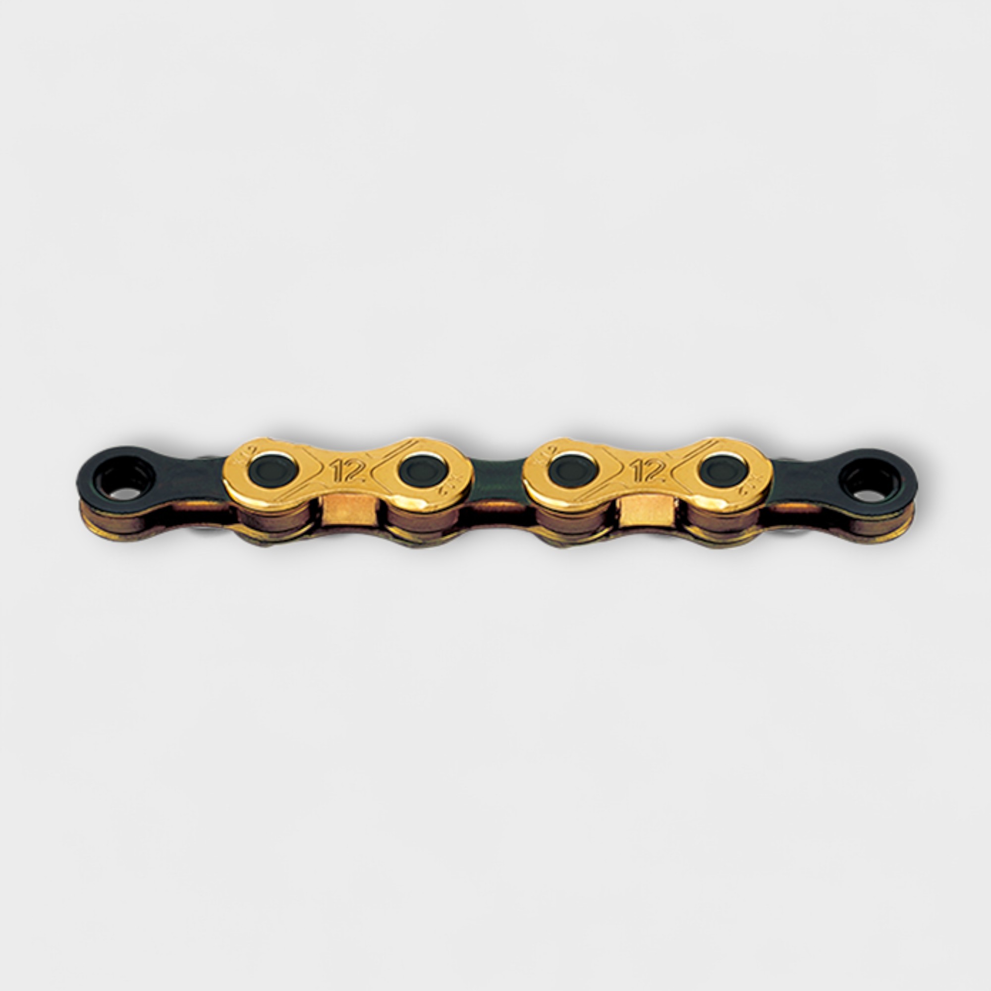 첸(12단, KMC, X12 TI-N, 블랙골드-JetBlack & Gold)